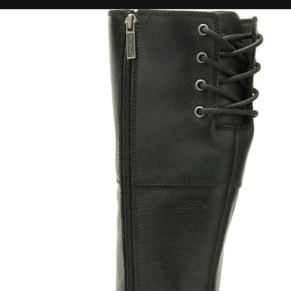 Harley Size 8.5 Black Leather Boots